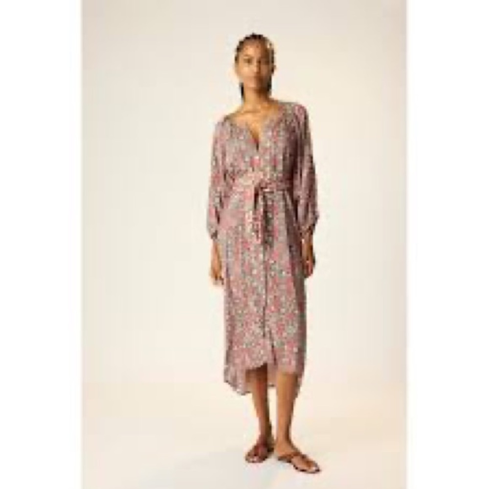 Natalie Martin Alex midi dress with sash